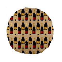 Champagne For The Holiday Standard 15  Premium Round Cushions by SychEva