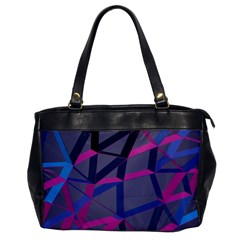 3d Lovely Geo Lines Oversize Office Handbag by Uniqued