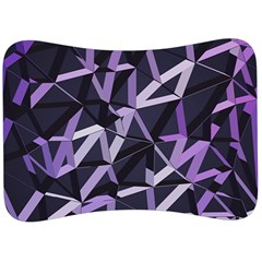 3d Lovely Geo Lines Vi Velour Seat Head Rest Cushion by Uniqued