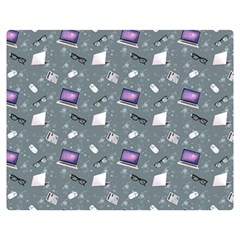Office Works Double Sided Flano Blanket (medium)  by SychEva