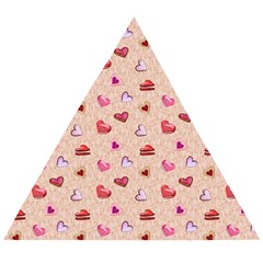 Sweet Heart Wooden Puzzle Triangle by SychEva