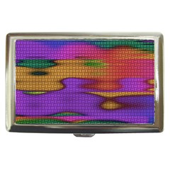 Puzzle Landscape In Beautiful Jigsaw Colors Cigarette Money Case by pepitasart