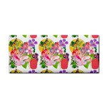 Flowers Pattern Hand Towel Front
