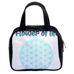 Flower Of Life  Classic Handbag (two Sides) by tony4urban