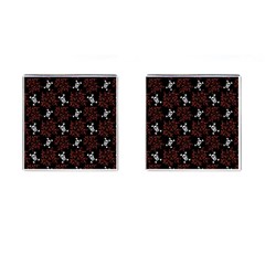 Red Skulls Cufflinks (square) by Sparkle