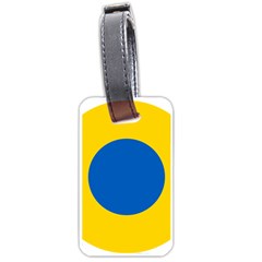 Roundel Of Ukrainian Air Force Luggage Tag (one Side) by abbeyz71