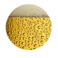 Beer Bubbles Mini Round Pill Box by Wegoenart