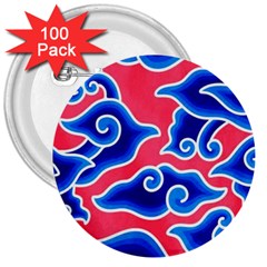 Batik Megamendung 3  Buttons (100 Pack)  by artworkshop