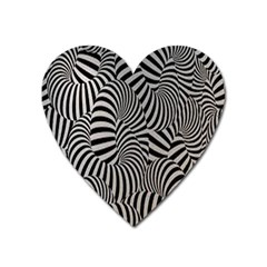 Pattern Heart Magnet by artworkshop