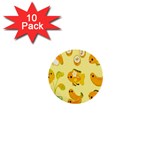 Banana Cichlid 1  Mini Buttons (10 pack)  Front