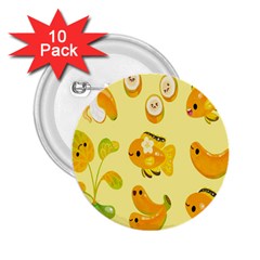 Banana Cichlid 2 25  Buttons (10 Pack)  by artworkshop