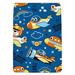 Seamless-pattern-with-nice-planes-cartoon Removable Flap Cover (l) by Jancukart