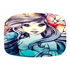 Beautifull Ariel Little Mermaid  Painting Mini Square Pill Box by artworkshop