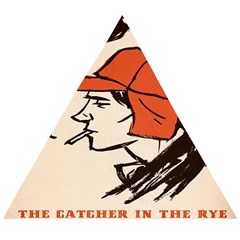 Catcher In The Rye Wooden Puzzle Triangle by artworkshop
