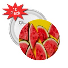 Watermelon 2 25  Buttons (10 Pack)  by artworkshop