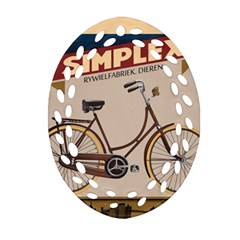 Simplex Bike 001 Design By Trijava Oval Filigree Ornament (two Sides) by nate14shop