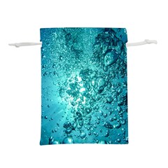 Bubbles Water Bub Lightweight Drawstring Pouch (m) by artworkshop