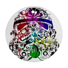 Abstrak Round Ornament (two Sides) by nate14shop