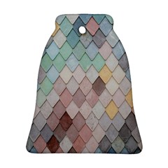 Tiles-shapes Bell Ornament (two Sides) by nate14shop