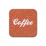 tropical polka plants 1 Drink Coaster (Square) Front