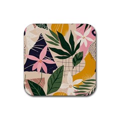 Floral Plants Drink Coaster (square) by flowerland