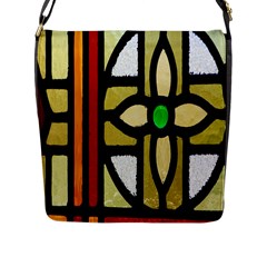 Abstract-0001 Flap Closure Messenger Bag (l) by nate14shop
