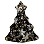 Background-star-christmas-advent Christmas Tree Ornament (Two Sides) Back