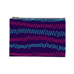 Waves Cosmetic Bag (large) by nate14shop