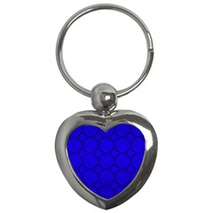 Background-blue Key Chain (heart) by nate14shop