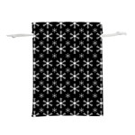 Snowflakes 3 Lightweight Drawstring Pouch (M) Back