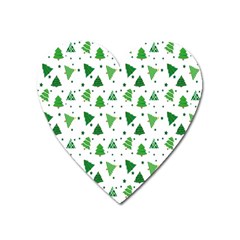Christmas-trees Heart Magnet by nateshop