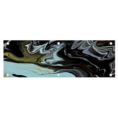 Abstract Painting Black Banner And Sign 6  X 2  by nateshop