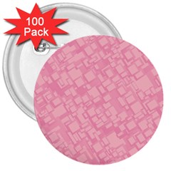 Pink 3  Buttons (100 Pack)  by nateshop
