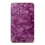 Background Purple Love Memory Card Reader (Rectangular) Front