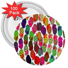Watermelon 3  Buttons (100 Pack)  by nateshop