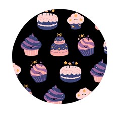Birthday-cake Mini Round Pill Box by nateshop