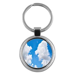 Cloudy Key Chain (round) by nateshop