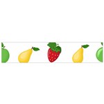 Fruits Small Flano Scarf Front