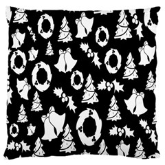  Card Christmas Decembera Large Flano Cushion Case (one Side) by artworkshop
