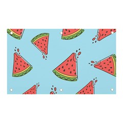 Watermelon-blue Banner And Sign 5  X 3  by nateshop