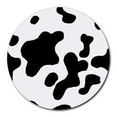 Cow Pattern Round Mousepads by BangZart