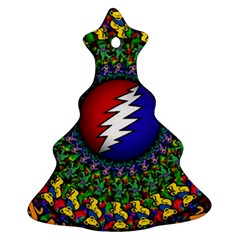Grateful Dead Christmas Tree Ornament (two Sides) by Jancukart