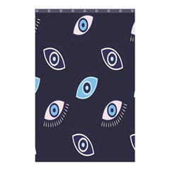 Eyes Evil Eye Blue Pattern Shower Curtain 48  X 72  (small)  by artworkshop
