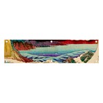 Wave Japanese Mount Fuji Banner and Sign 4  x 1  Front