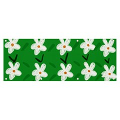 Flowers Art Pattern Floral Banner And Sign 8  X 3  by artworkshop