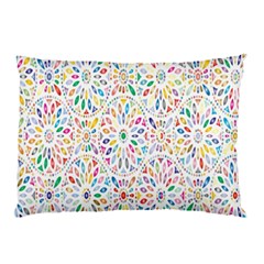 Flowery Floral Abstract Decorative Ornamental Pillow Case by artworkshop
