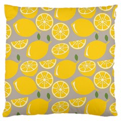 Lemon Wallpaper Standard Flano Cushion Case (one Side) by artworkshop
