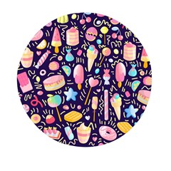 Cute-seamless-pattern-with-colorful-sweets-cakes-lollipops Mini Round Pill Box (pack Of 5) by Wegoenart