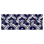 Blue Lace Decorative - Pattern 14th And 15th Century - Italy Vintage Banner and Sign 8  x 3  Front
