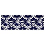 Blue Lace Decorative - Pattern 14th And 15th Century - Italy Vintage Banner and Sign 12  x 4  Front